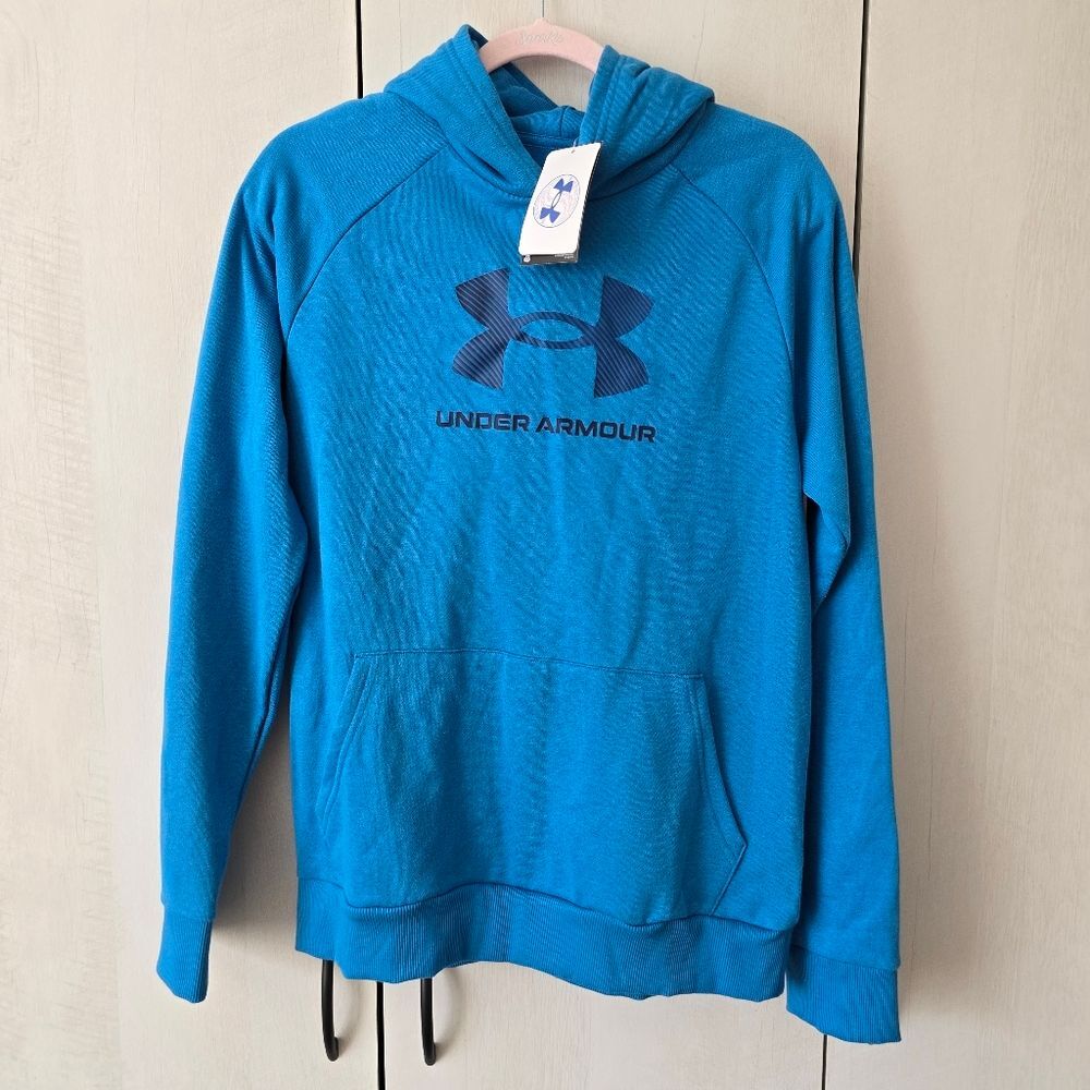 Under Armour Rival Fleece Big Glitter Logo Hoodie